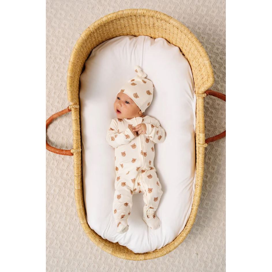 Lou Lou & Company Zippered Footie -Teddy Footie Lou Lou & Company