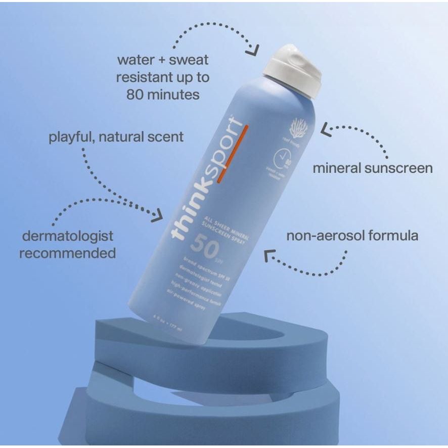 Thinkbaby Kids - All Sheer Mineral Sunscreen Spray SPF 50 Sun & Insect Protection ThinkBaby