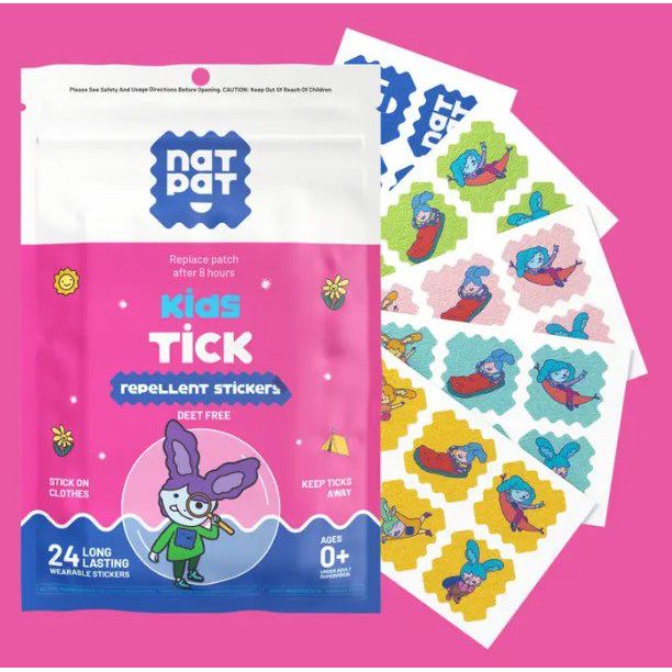 The Natural Patch Company Trailpatch - Tick Repellent Stickers For Kids Natural Toiletries The Natural Patch Company