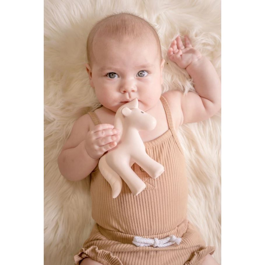 Tikiri Marshmallow Soft Natural Rubber Rattles, Bath Toys & Teethers