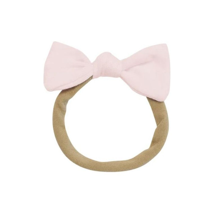 Kyte Tiny Nylon Bow Romper Kyte Baby Blush
