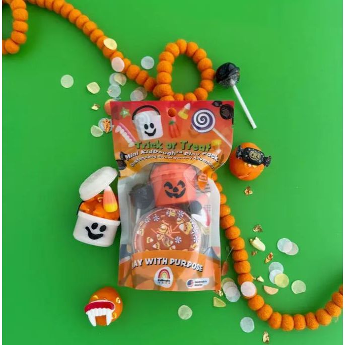 Earth Grown KidDough Trick or Treat Mini Kiddough Play Pack
