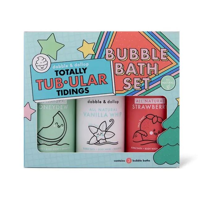Dabble & Dollop Totally Tub-Ular Holiday Bath Set