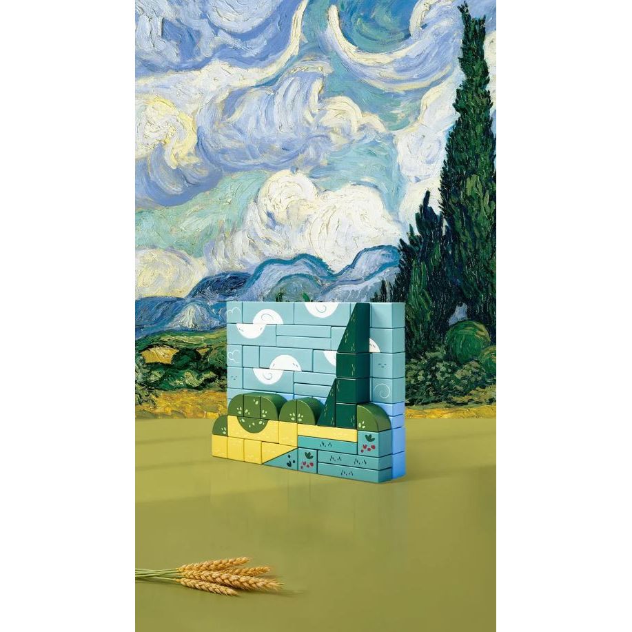 Hape - The Met - Van Gogh Building Set Building Sets Hape