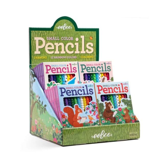 eeBoo Victoria's Garden Small Pencils Colored Pencils eeBoo