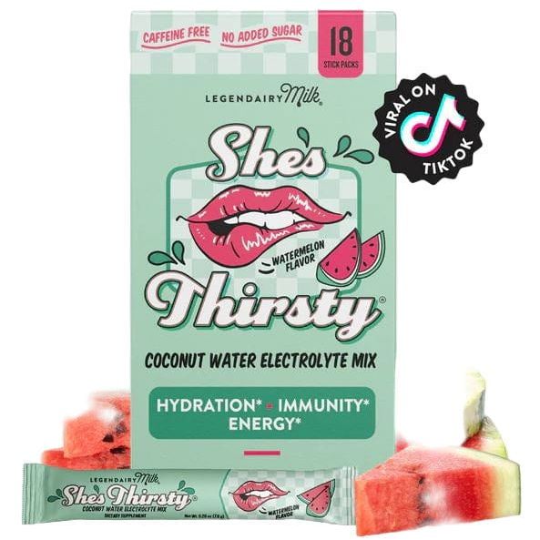 Legendairy Milk She’s Thirsty Coconut Water Electrolyte Mix Supplements & Remedies Legendairy Milk Watermelon
