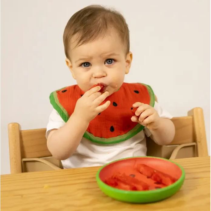 Oli & Carol Wally the Watermelon Plate & Spoon Set Plates & Bowls Oli & Carol