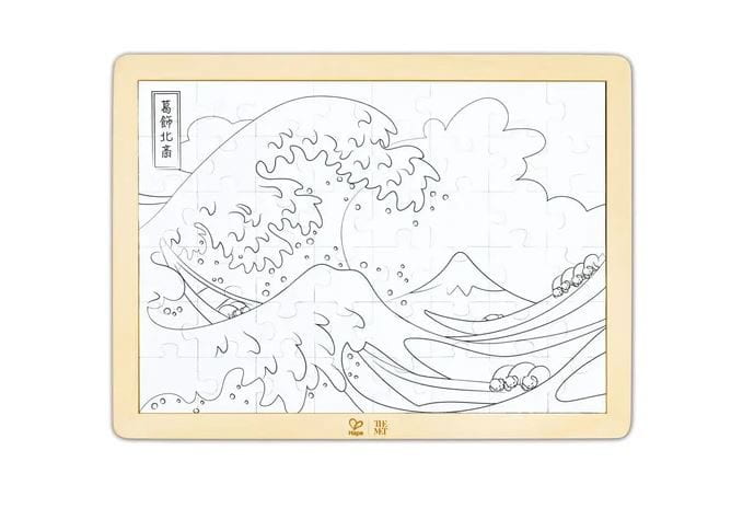 Hape - The Met - Hokusai Great Wave Puzzle
