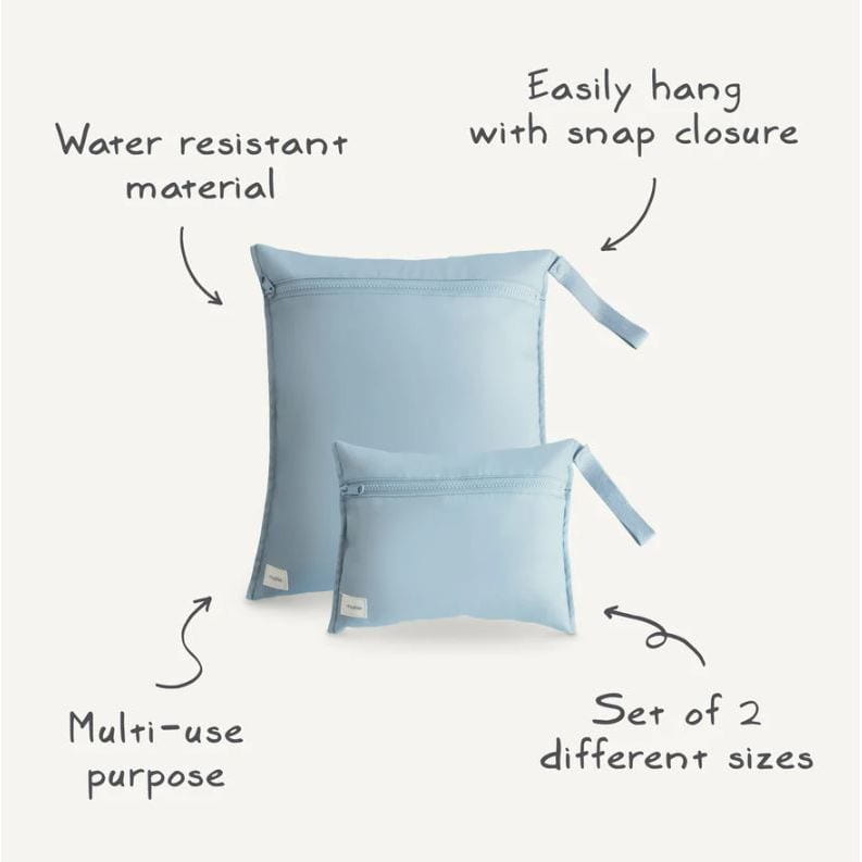 Mushie Water Resistant Wet Bag Mealtime Mushie