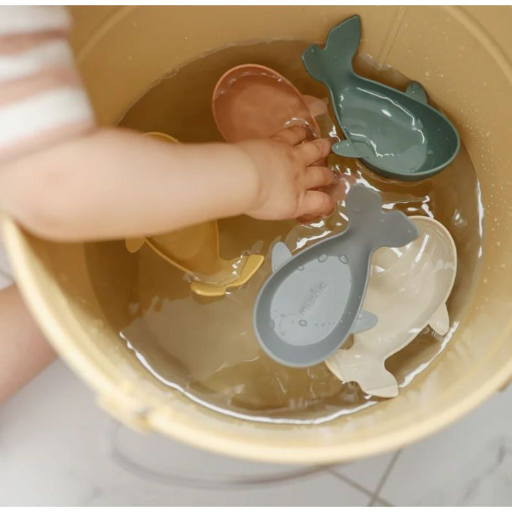 Mushie - Whale Bath Stackers Bath Time Mushie