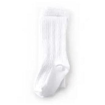 Little Stocking Co. - White Cable Knit Tights Tights Little Stocking Co.