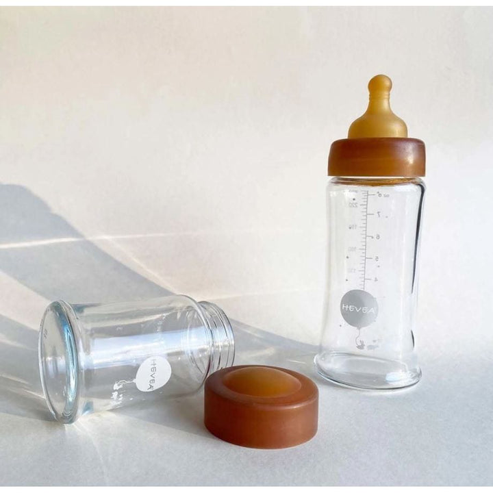 Hevea- Wide Neck Glass Baby Bottle Replacement Nipple - Single Pack Bottle Nipples Hevea