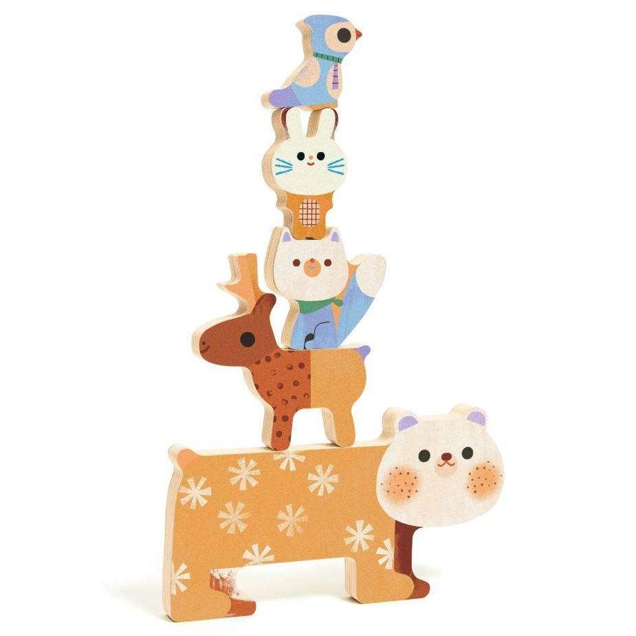 Djeco Puzzlo WoodyStack Wooden Puzzle