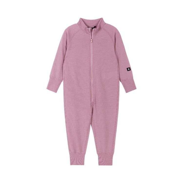 Reima Baby & Toddler Merino Wool Jumpsuit Parvin Wool Jumpsuit Reima Grey Pink 12-18 months