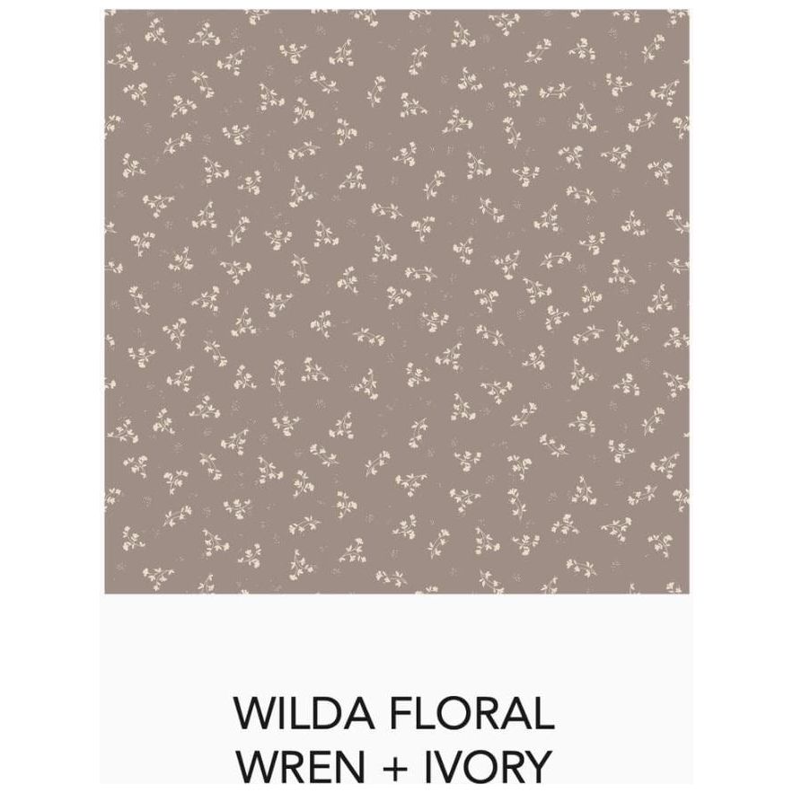 Colored Organics Madison Hooded Pullover - Wilda Floral / Wren Sweatshirt Colored Organics   
