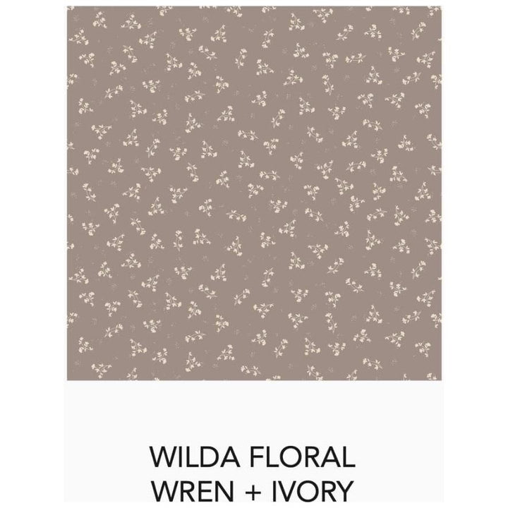 Colored Organics Madison Hooded Pullover - Wilda Floral / Wren Sweatshirt Colored Organics   