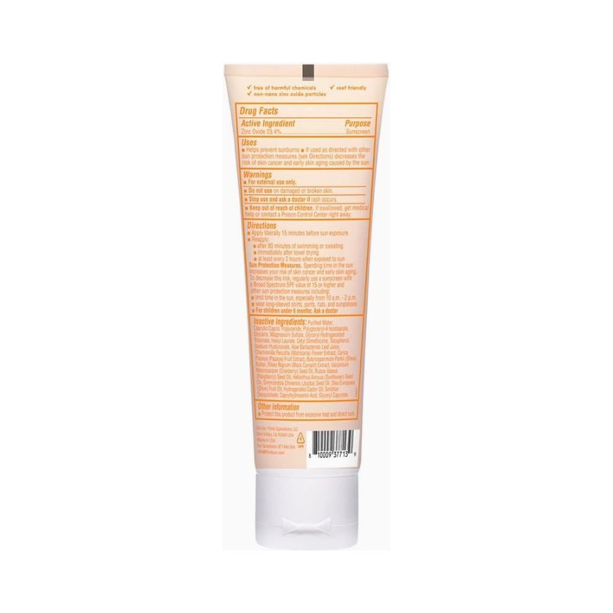 Thinkbaby New Baby Clear Zinc Sunscreen Sensitive Skin Spf 50 Sun & Insect Protection ThinkBaby