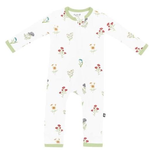 Kyte Baby Zippered Romper- Newborn Romper Kyte Baby NB Wildflower