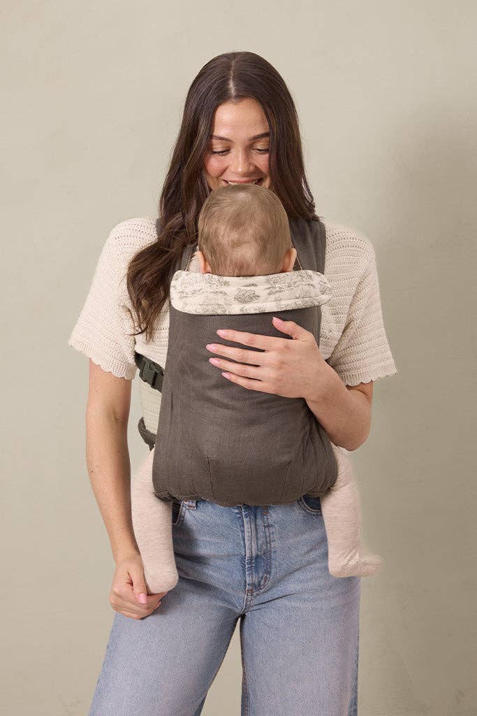Solly Baby Charcoal Toile Soft Buckle Carrier
