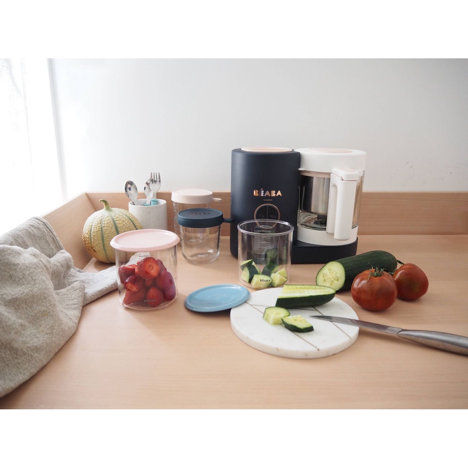 BEABA Babycook® Neo Baby Food Maker – Midnight – The Natural Baby
