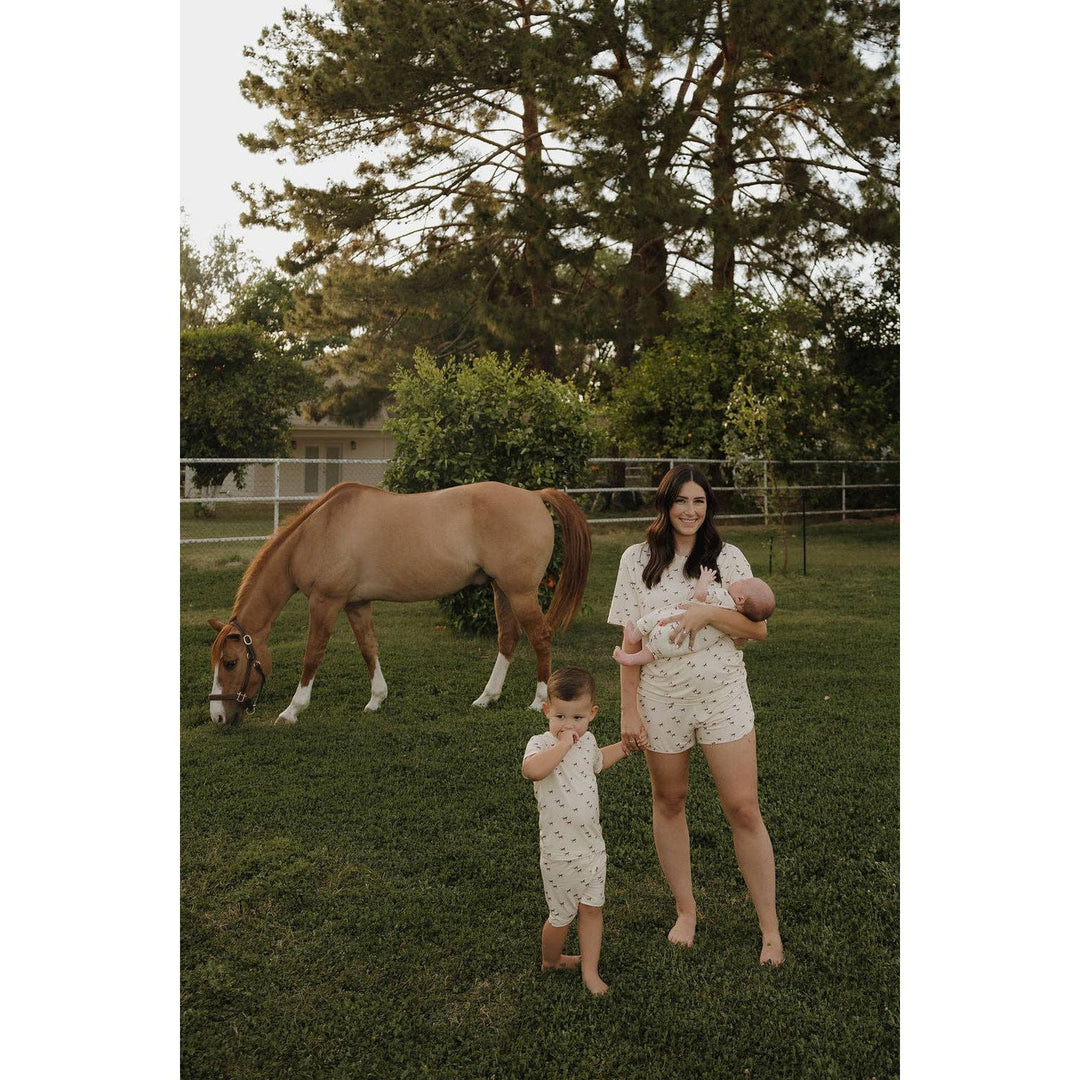 Forever French Baby Bamboo Short Set | Wild Horses Tops &amp; Bottoms Forever French Baby