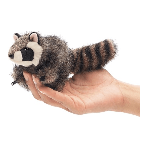 Folkmanis Finger Puppet - Mini Raccoon Finger Puppet Folkmanis   