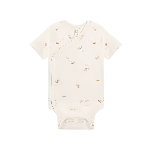Colored Organics Lark Short Sleeve Kimono Airplane bodysuit Colored Organics   