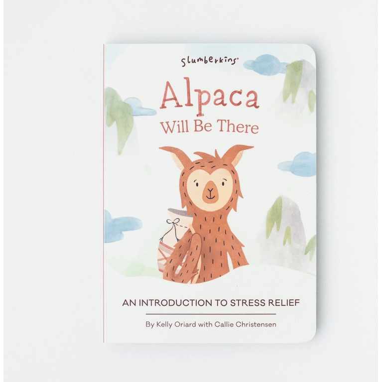 Slumberkins Copper Alpaca Snuggler - Stress Relief Plush Toys Slumberkins   