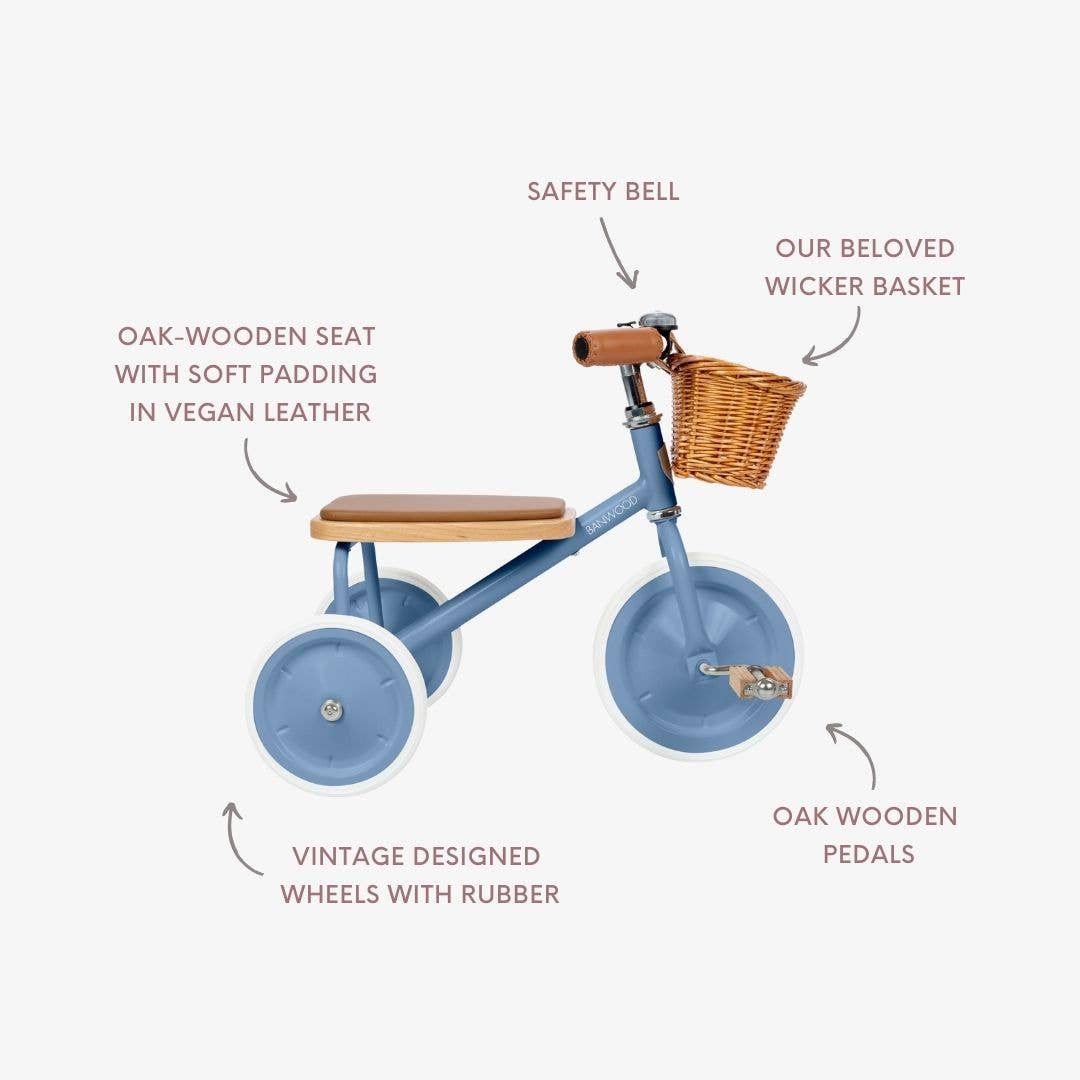 Banwood Tricycle Vintage - Blue Tricycle Banwood