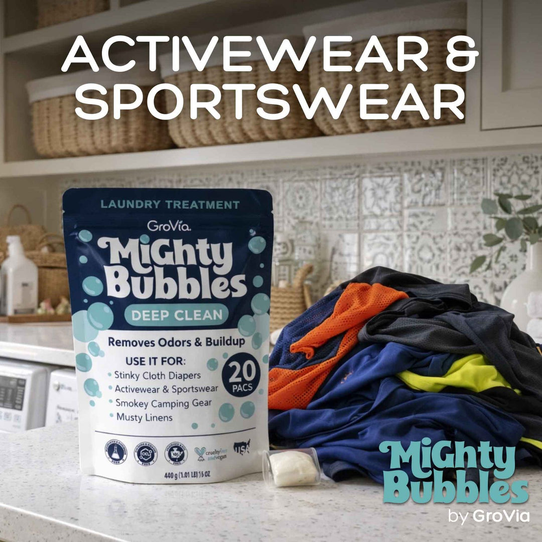 Grovia Mighty Bubbles Laundry Treatment 20 count Accessories &amp; Laundry GroVia