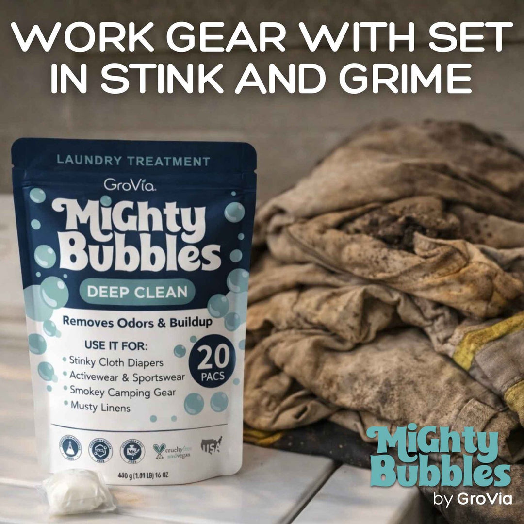 Grovia Mighty Bubbles Laundry Treatment 20 count Accessories &amp; Laundry GroVia