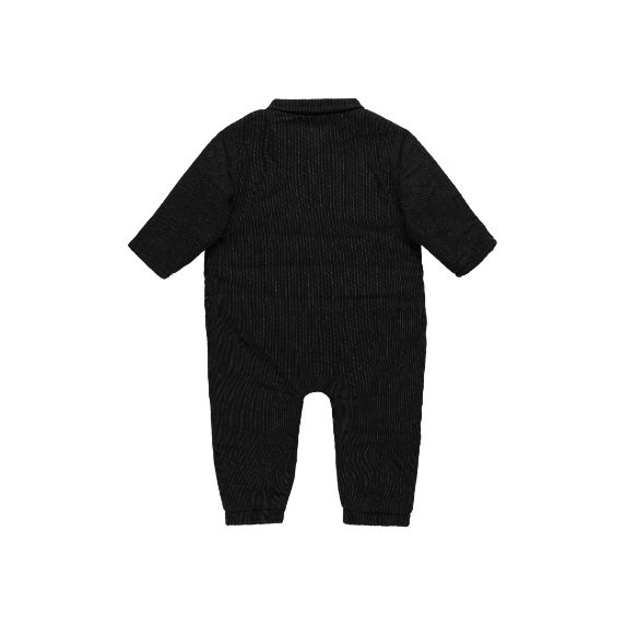 Rylee + Cru Baby Jumpsuit - Black Stripe Tops & Bottoms Rylee + Cru   