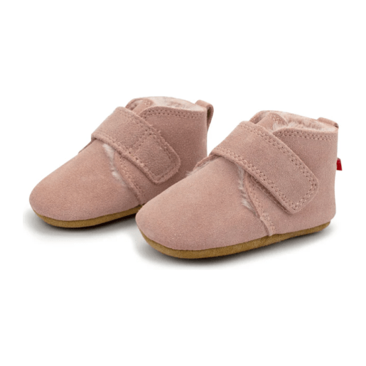 Zutano Leather Furry Lined Baby Shoe Footwear Zutano   