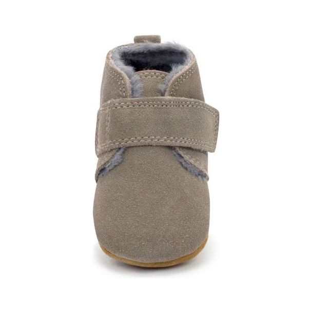 Zutano Leather Furry Lined Baby Shoe Footwear Zutano   