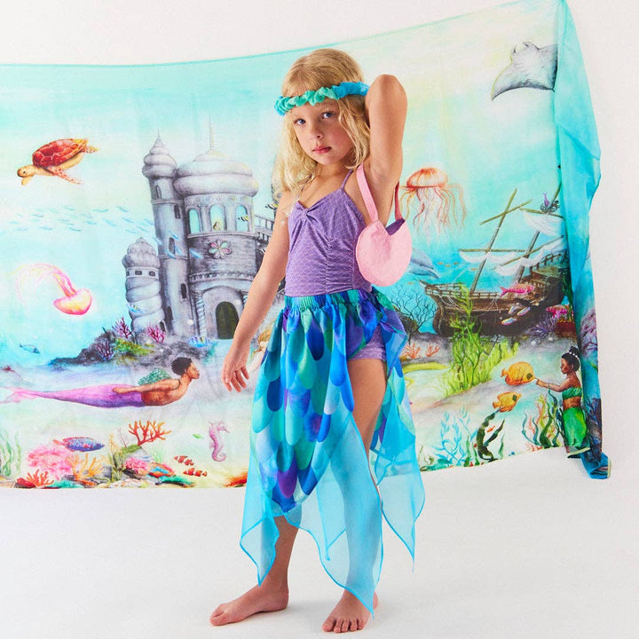 Teal Mermaid Skirt