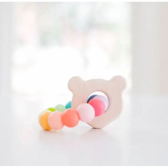Bannor Toys Mini Bear Teething Toy Sensory Ring For Baby Baby Toys Bannor Toys