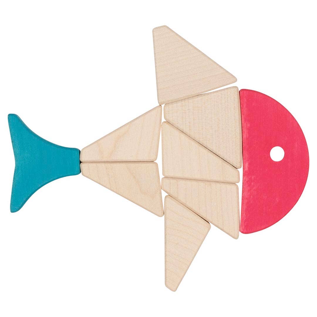 Goki Colour and shape sorting game - 6 colourful fishes
