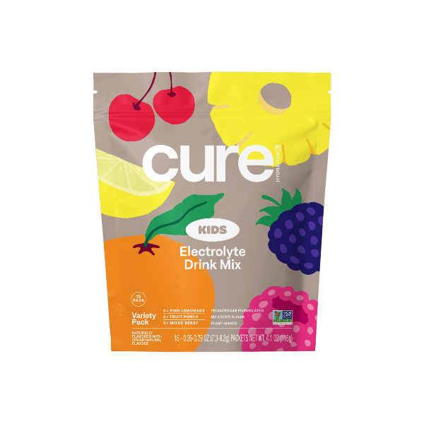 Cure Kids Variety Pack - 15ct Kids Electrolytes Cure Hydration