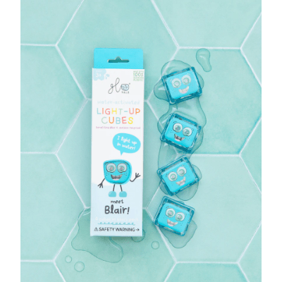 Glo Pals 4 Pack - Blue Blair Bath Time Glo Pals   