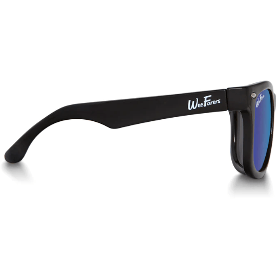 WeeFarers Polarized Sunglasses - Black w/ Ocean Blue Sunglasses WeeFarers   