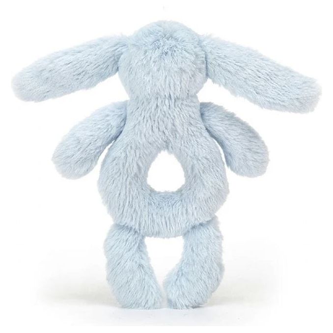 Jellycat Bashful Blue Bunny Ring Rattle Baby Jellycat Jellycat   