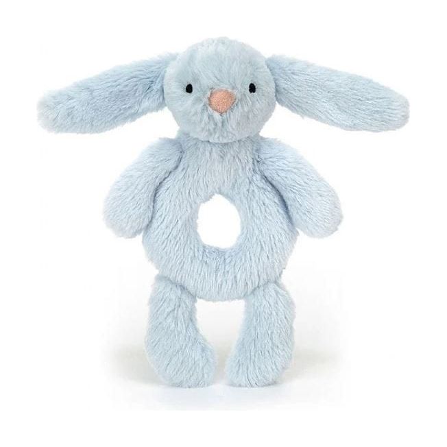 Jellycat Bashful Blue Bunny Ring Rattle Baby Jellycat Jellycat   