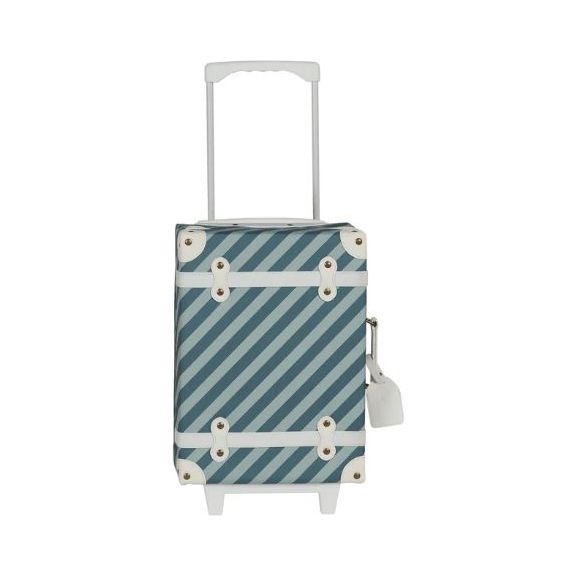 Olliella See-ya Suitcase - Steel Blue Olliella See-ya Suitcase - Steel Blue
