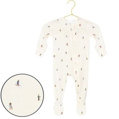 Lou Lou &amp; Company Brighton Zippered Footie