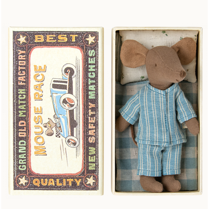 Maileg Big Brother Mouse In Matchbox 23' Mice Maileg   