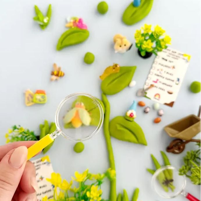 Earth Grown KidDough Backyard Bug Seek 'n Find Kiddough Play Kit Clay/Dough EGKD