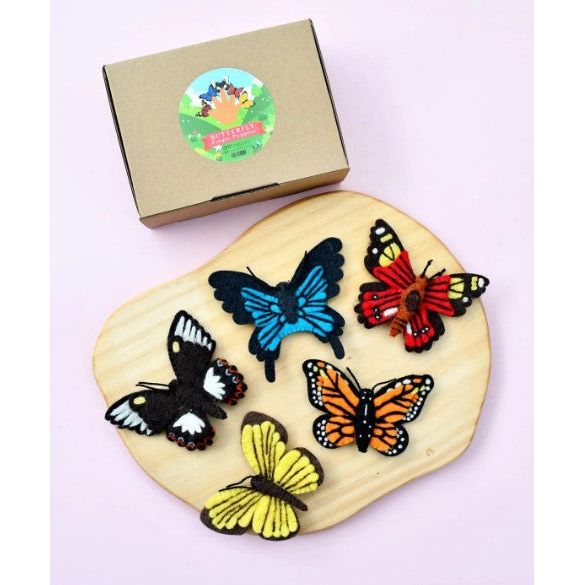 Tara Treasures Butterflies Finger Puppet Set Finger Puppet Tara Treasures