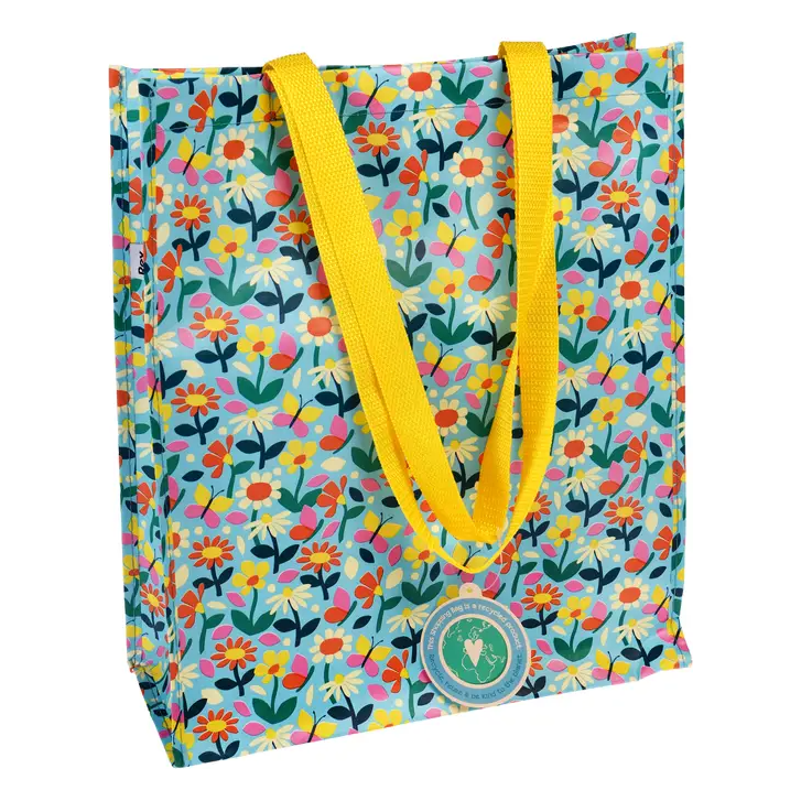 Reusable Gift bag, tissue & ribbon Gift Wrap The Natural Baby Company Recycled Shopping Bag - Butterfly Garden  