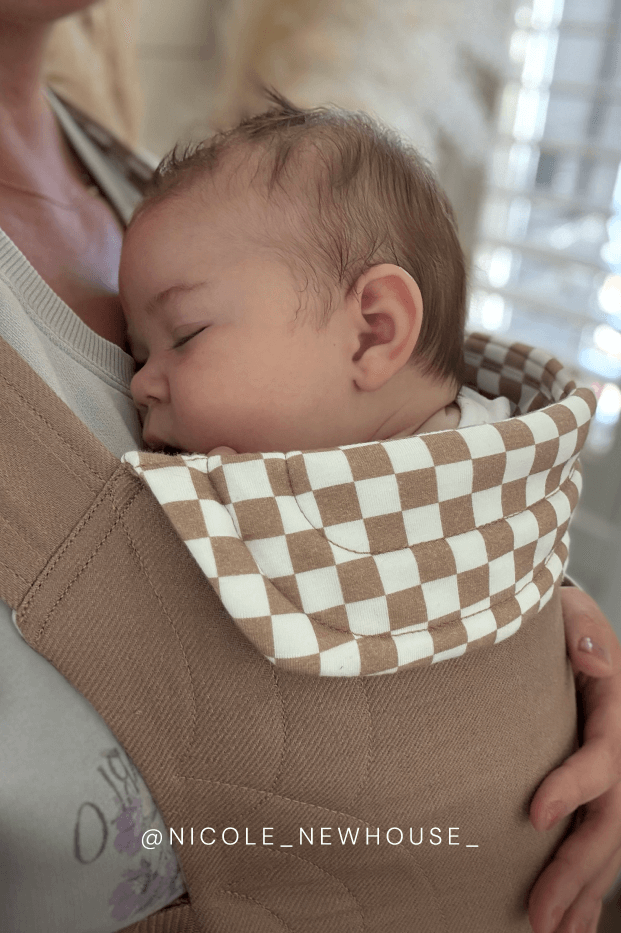 Solly Baby Almondine Chequer Soft Buckle Carrier