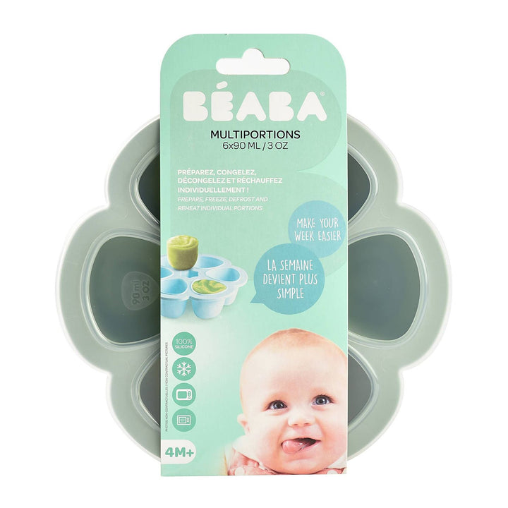 BEABA Multiportions™ 3oz Silicone Tray – Sage Feeding BEABA &amp; Childhome